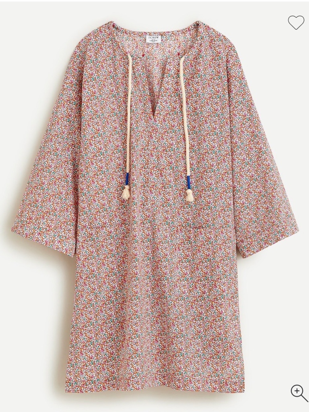 J. Crew / Liberty Beach Tunic in Eloise Fabric